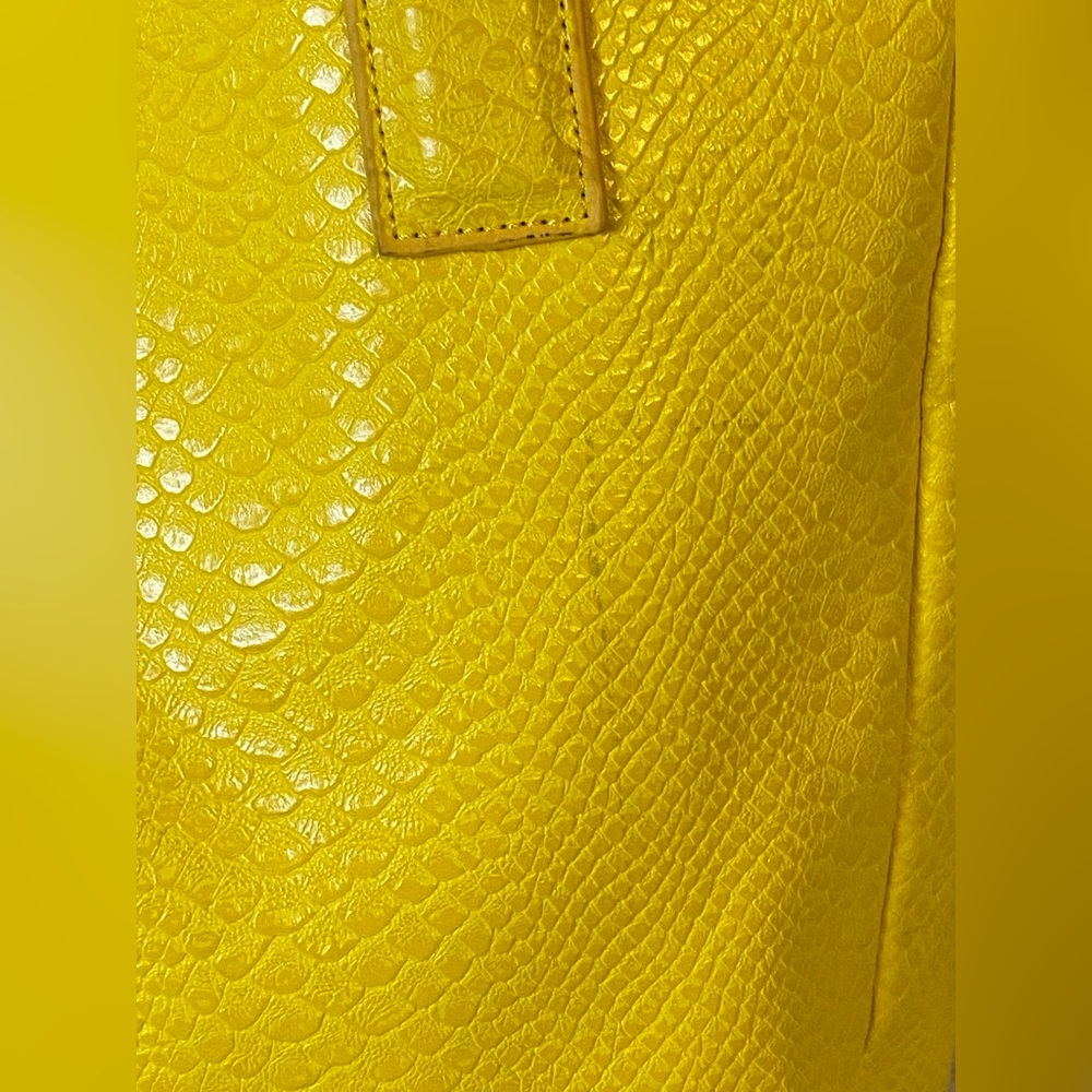 Golden Yellow Neiman Marcus Tote Bag - Picture 9 of 12